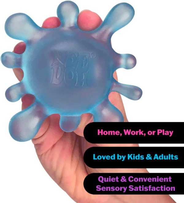 Schylling NeeDoh SplootSplat -The Splat That Sploots - Sensory Toy to Squish. Squeeze. and Pull - Ages 3 and Up - Color May Vary; One Per Pack