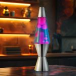 The Original Lava? Lamp - 14.5 Techno Chrome - Classic Liquid Motion Lamp - Pink Lava and Blue Liquid - Item #2097 (Amazon Exclusive)