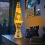 The Original Lava? Lamp - 14.5 Grinning Globs - Classic Liquid Motion Lamp - Yellow Lava and Orange Liquid - Item #2094 (Amazon Exclusive)